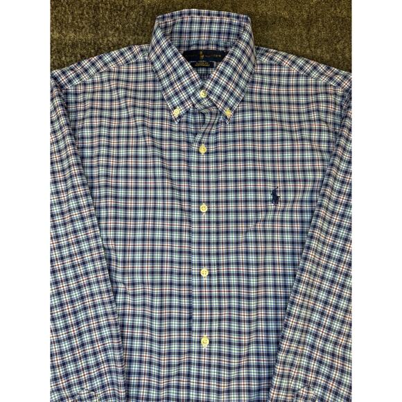 Lauren Ralph Lauren Other - Mens Ralph Lauren Checkered Classic Fit Performance Button Up Longsleeve Shirt M